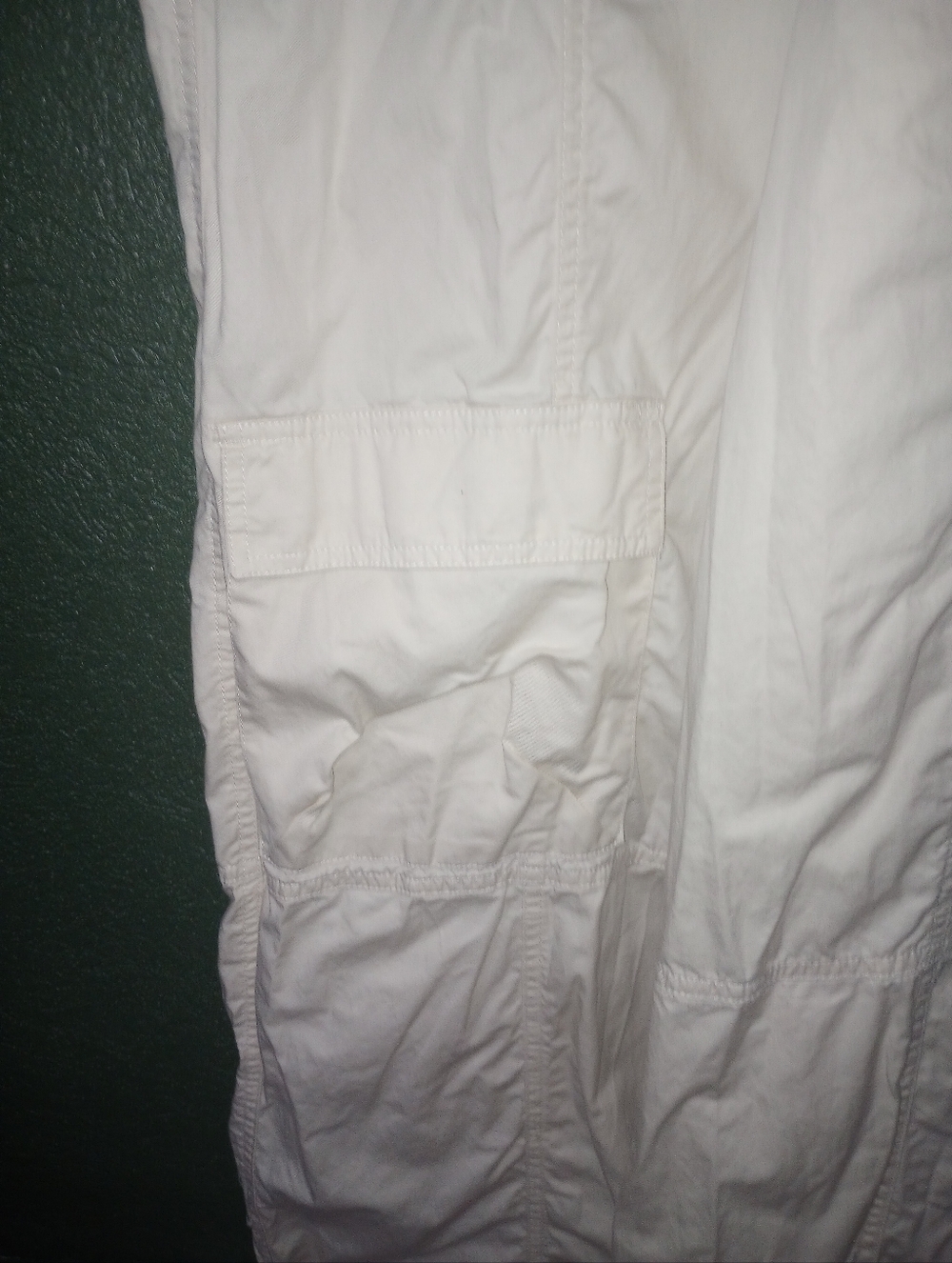 Zara Cream Ivory Wide Leg Jumpsuit Rolled Short Sleeves Pockets Front Zip S - Picture 10 of 15